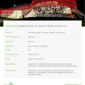Argentina: Hospital Central “Dr. Ramón Carrillo" de San Luis