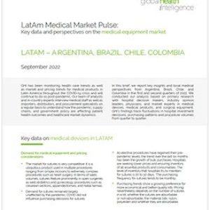 Key Data and Perspectives on the Medical Equipment Market